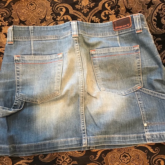 Jeans skirt Vintage Y2K Sexy Bar Wear Club / College - Picture 5 of 10